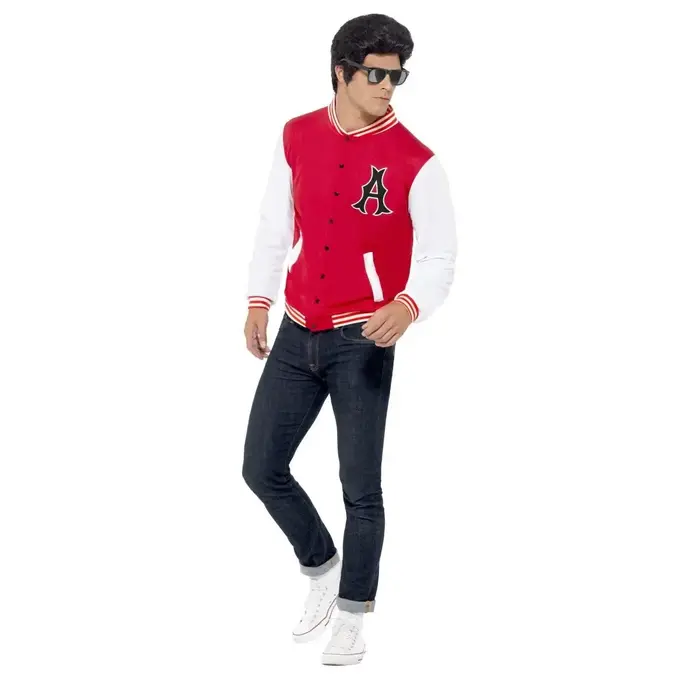 50's Baseball vest rood wit