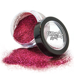 Bio glitter fijn roze berry crush (4gr)