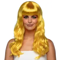Pruik Chique geel doos 341