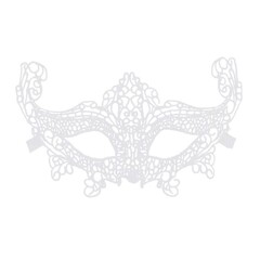Masker Venetiaans 50 shades kant wit