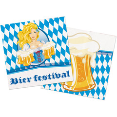 Servetten Oktoberfest per 20st 33 x 33cm