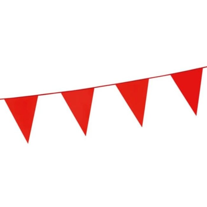 Vlaggenlijn rood 10 meter