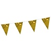 Vlaggenlijn metallic goud 10 meter