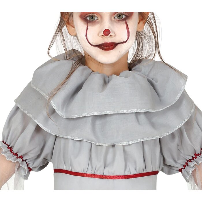 Feestshop.be Killer clown grijs meisje
