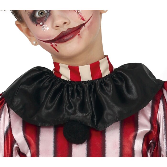 Feestshop.be Halloween clown meisje rood wit