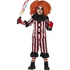 Feestshop.be Halloween clown jongen rood wit