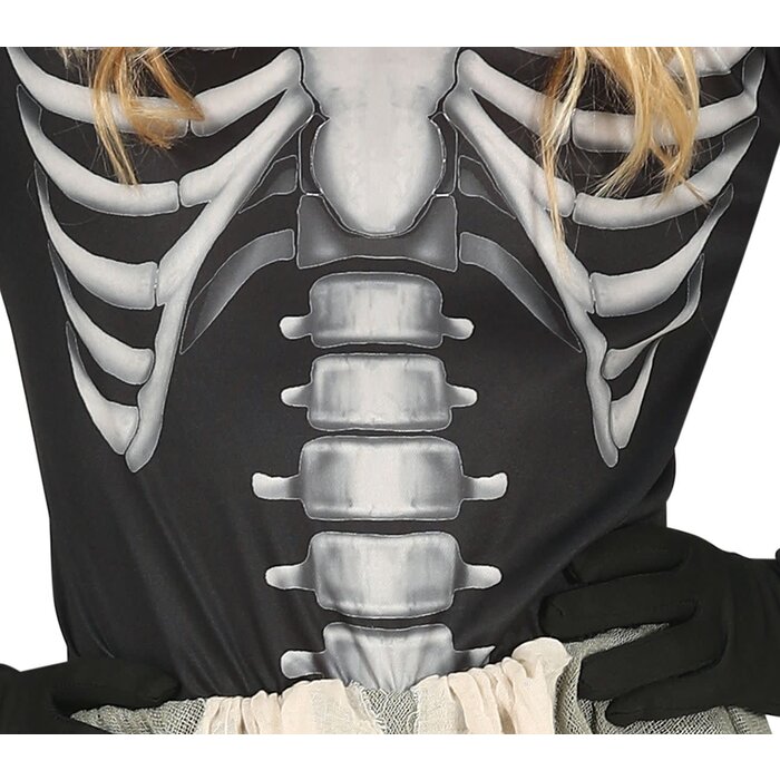 Feestshop.be Skelet kostuum meisjes