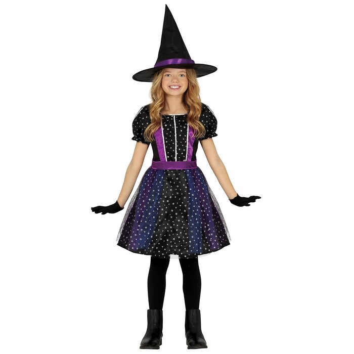 Feestshop.be Sterren heks Halloween kleedje meisjes