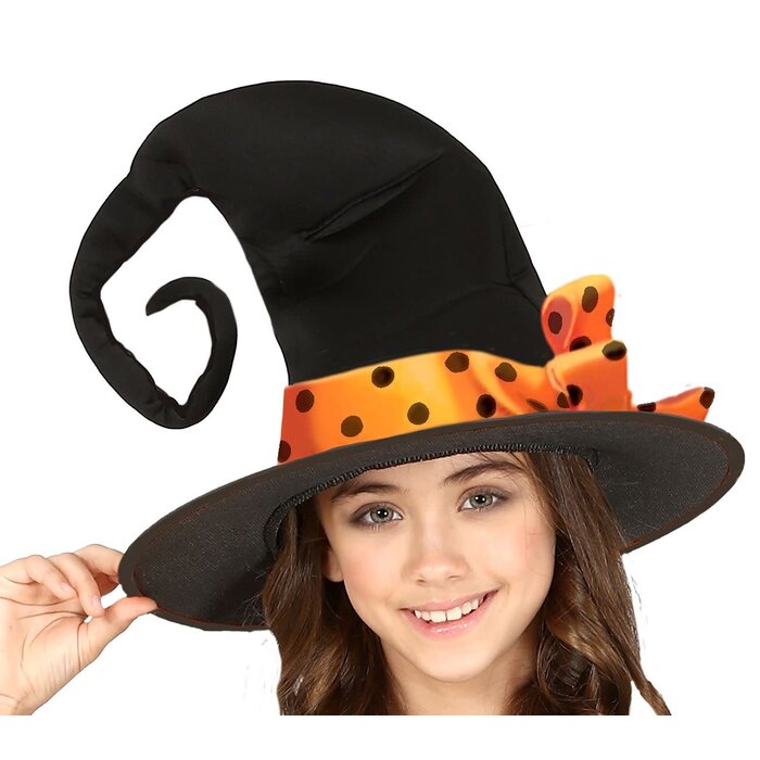 Feestshop.be Halloween heks oranje kleedje meisjes