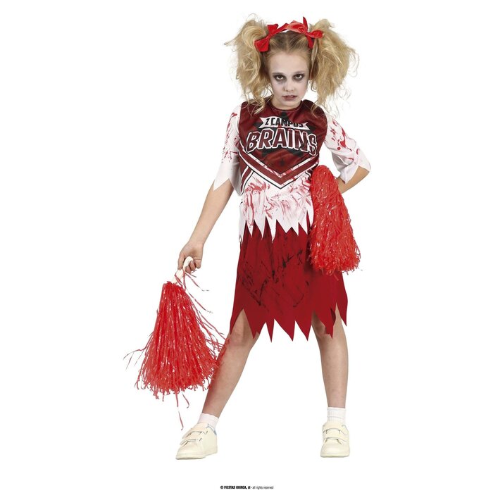 Feestshop.be Zombie cheerleader meisje
