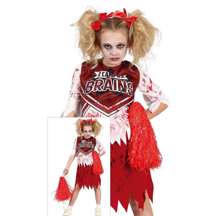 Feestshop.be Zombie cheerleader meisje