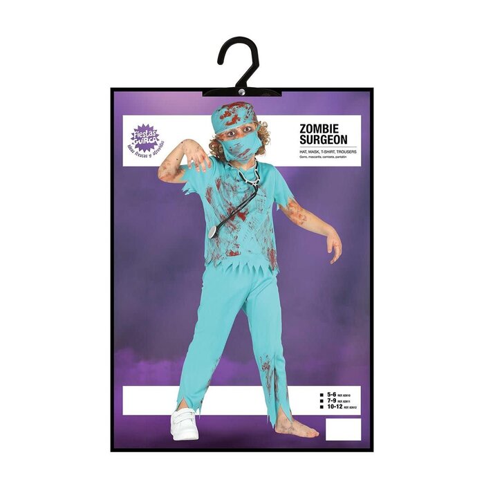 Fiestas Guirca Bloederige chirurg dokter kostuum