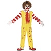 Feestshop.be Mc Killer burger clown geel jongen