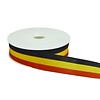 Lint België zwart-geel-rood (2.5cm x 25meter)