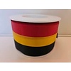 Lint België zwart-geel-rood ( 5.5 cm x 25meter)