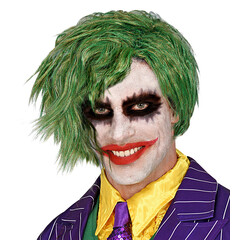 Feestshop.be Pruik clown joker groen volwassenen