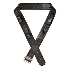 Feestshop.be Zwarte riem met 4 holsters voor wapens max 105cm
