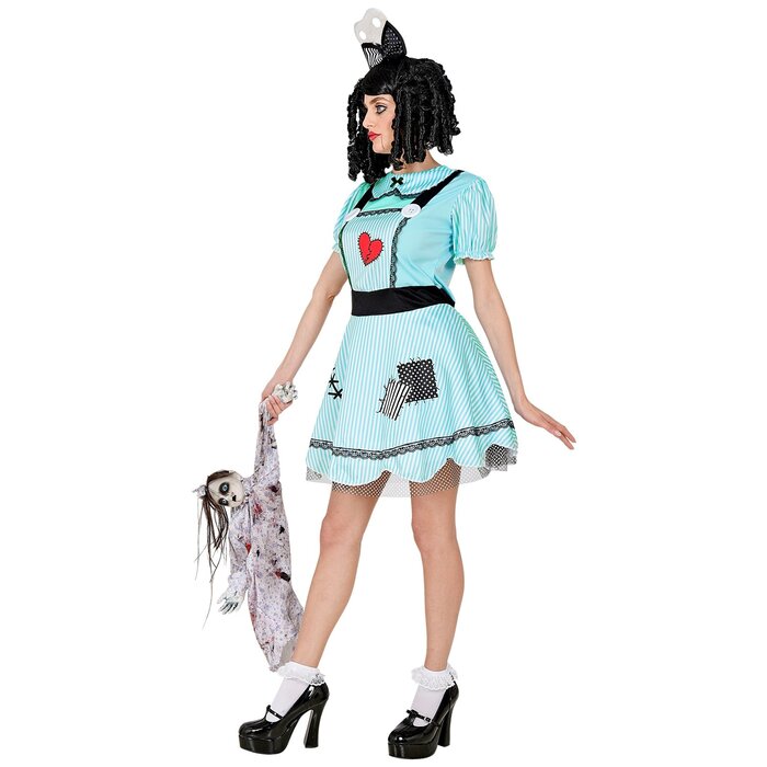 Feestshop.be Freaky Pop halloween kleedje dames