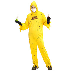 Feestshop.be Toxic man geel pak