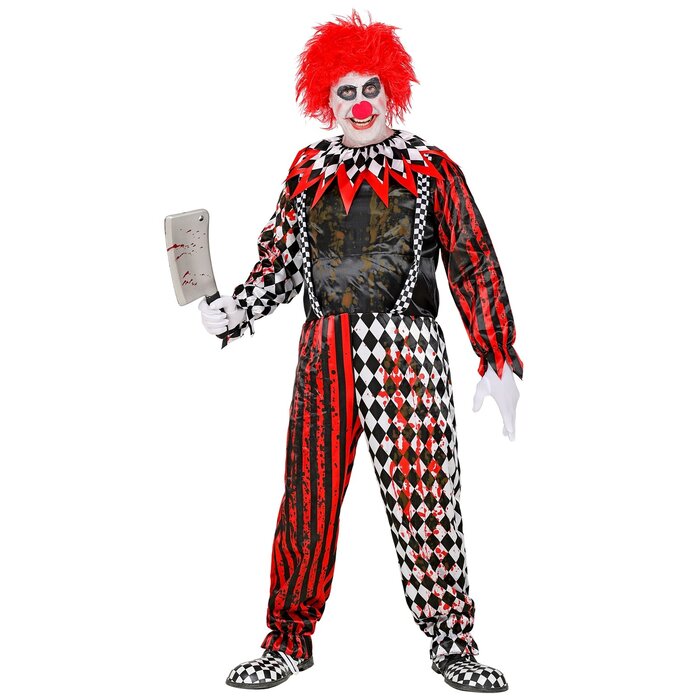 Feestshop.be Horror clown halloween kostuum heren
