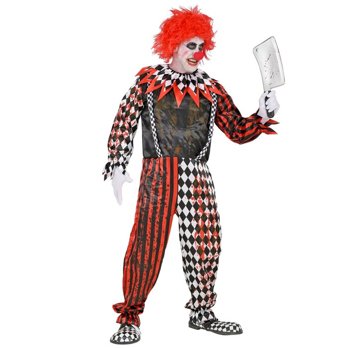 Feestshop.be Horror clown halloween kostuum heren