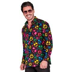 Feestshop.be Overhemd neon Ghosts