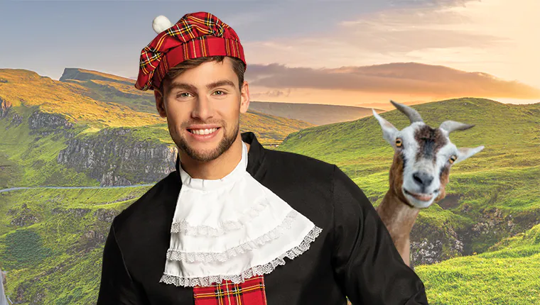 Schotse kleding, accessoires & decoratie