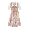 Haus Huberts Luxe Dirndl 2-delig champagne/roze kanten schort