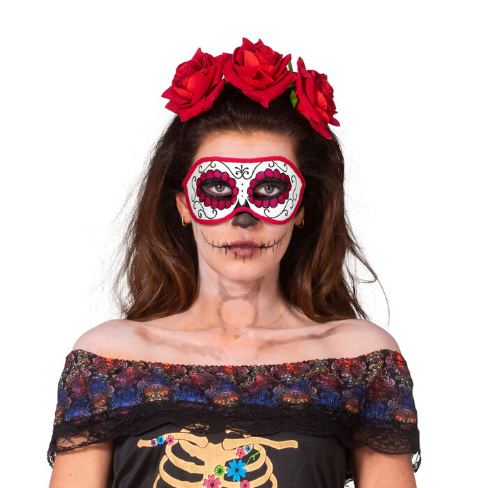 Oogmasker Dia De Los Muertos