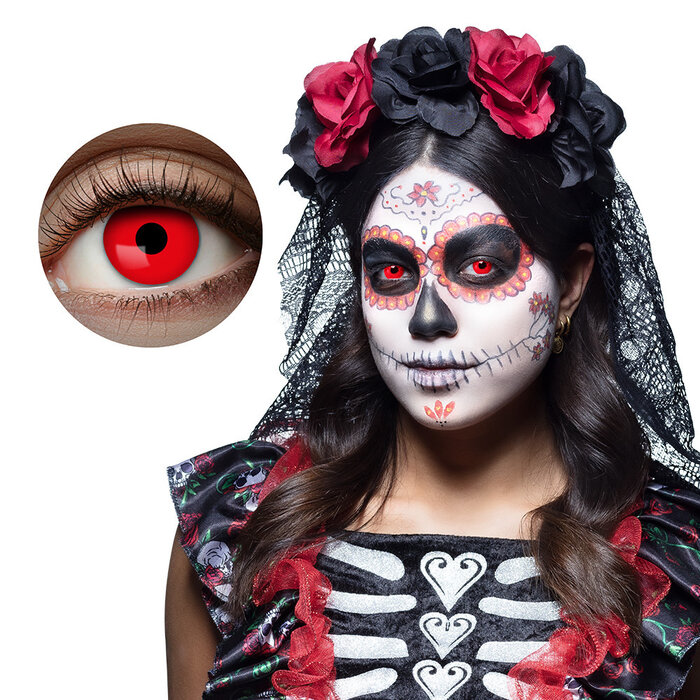 Boland Maandlenzen UV flash rood