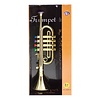 Trompet speelgoed goud 37cm