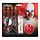 Make-up kit Horror clown (clownsneus, vetschmink, make-up crème en spons)