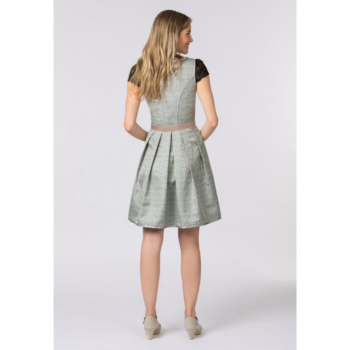 Dirndl Shila mint groen dirndl + schort