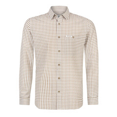 Tirolerhemd Mosgroen-wit geruit