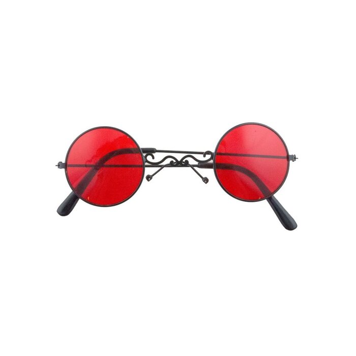 Bril Vampier Lord met rode glazen