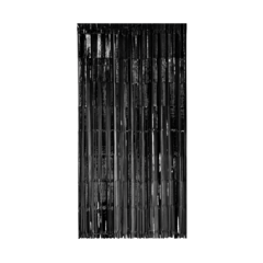 Deur gordijn zwart 2 x 1 meter
