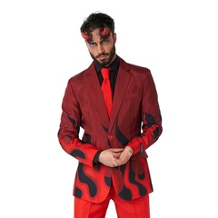 Suitmeister Kostuum duivel rood