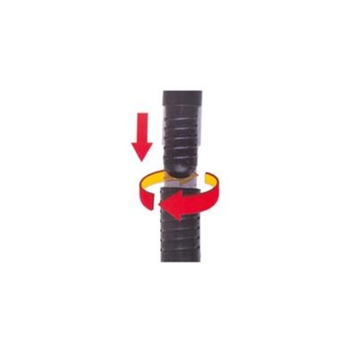 Tovenaar donderstaf 120cm met licht 4 delige set