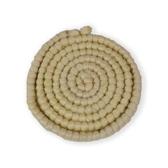 Feestshop.be Wolcrepe naturel/buffelhaarkleur 100cm