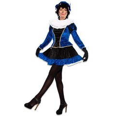 Feestshop.be Pietjurkje met petticoat blauw