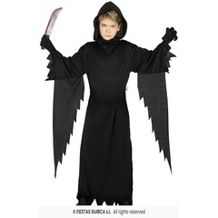 Feestshop.be Zwarte moordenaar kostuum kind