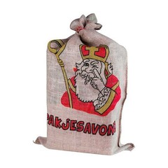 Feestshop.be De zak van Sinterklaas jute 60x100cm