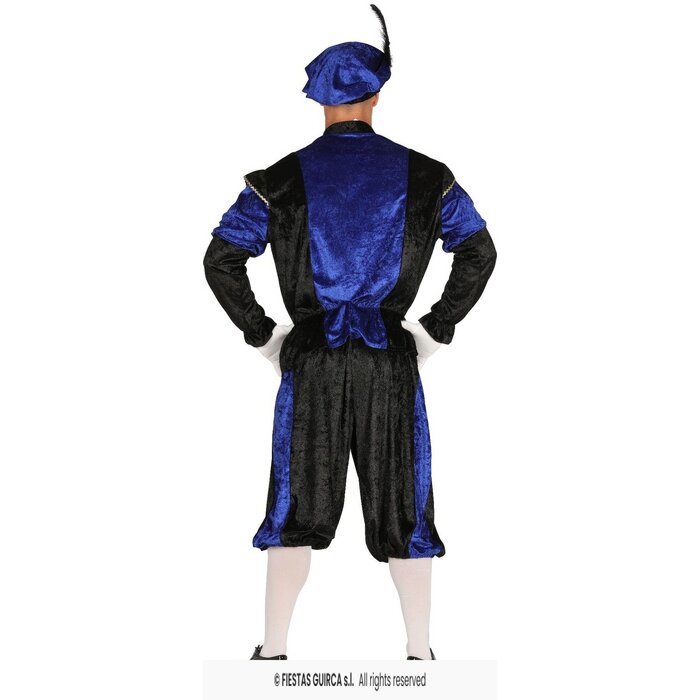 Feestshop.be Piet kostuum budget blauw