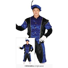 Feestshop.be Piet kostuum budget blauw