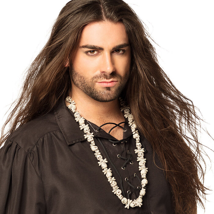 Feestshop.be Ketting met doodshoofden en botten