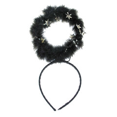 Diadeem aureool zwart