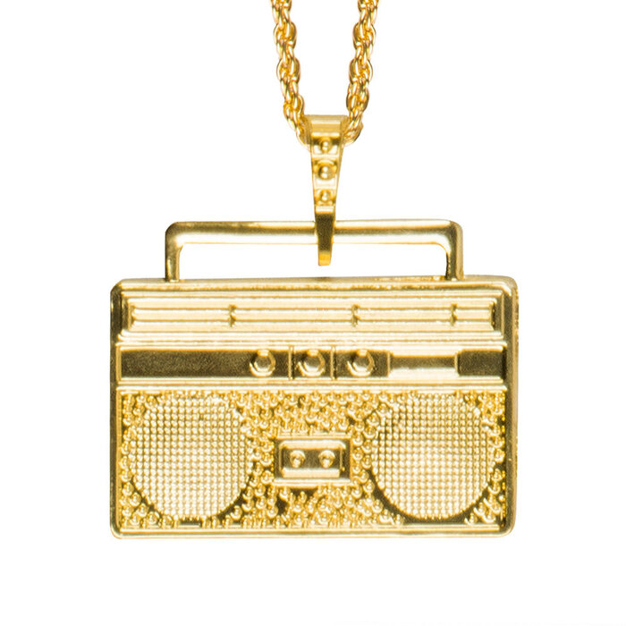 PartyXplosion Ketting Ghettoblaster GOUD