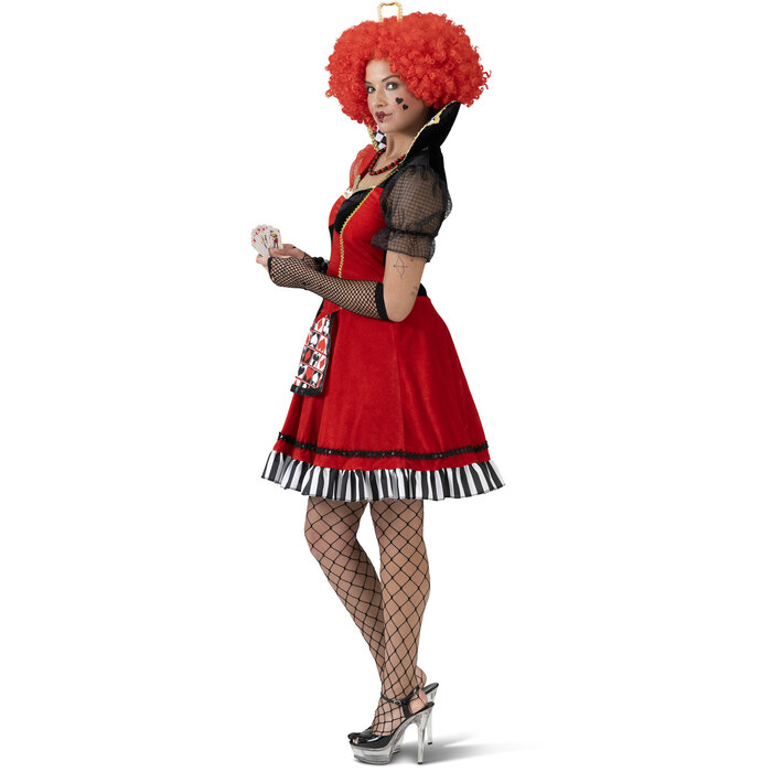 Feestshop.be Rode koningin der kaarten dames