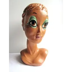 PVC pruiken kop luxe afwerking met binnengewicht