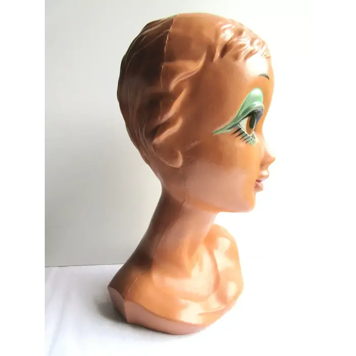 PVC pruiken kop luxe afwerking met binnengewicht